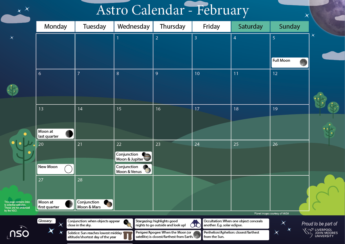 AstroCal February