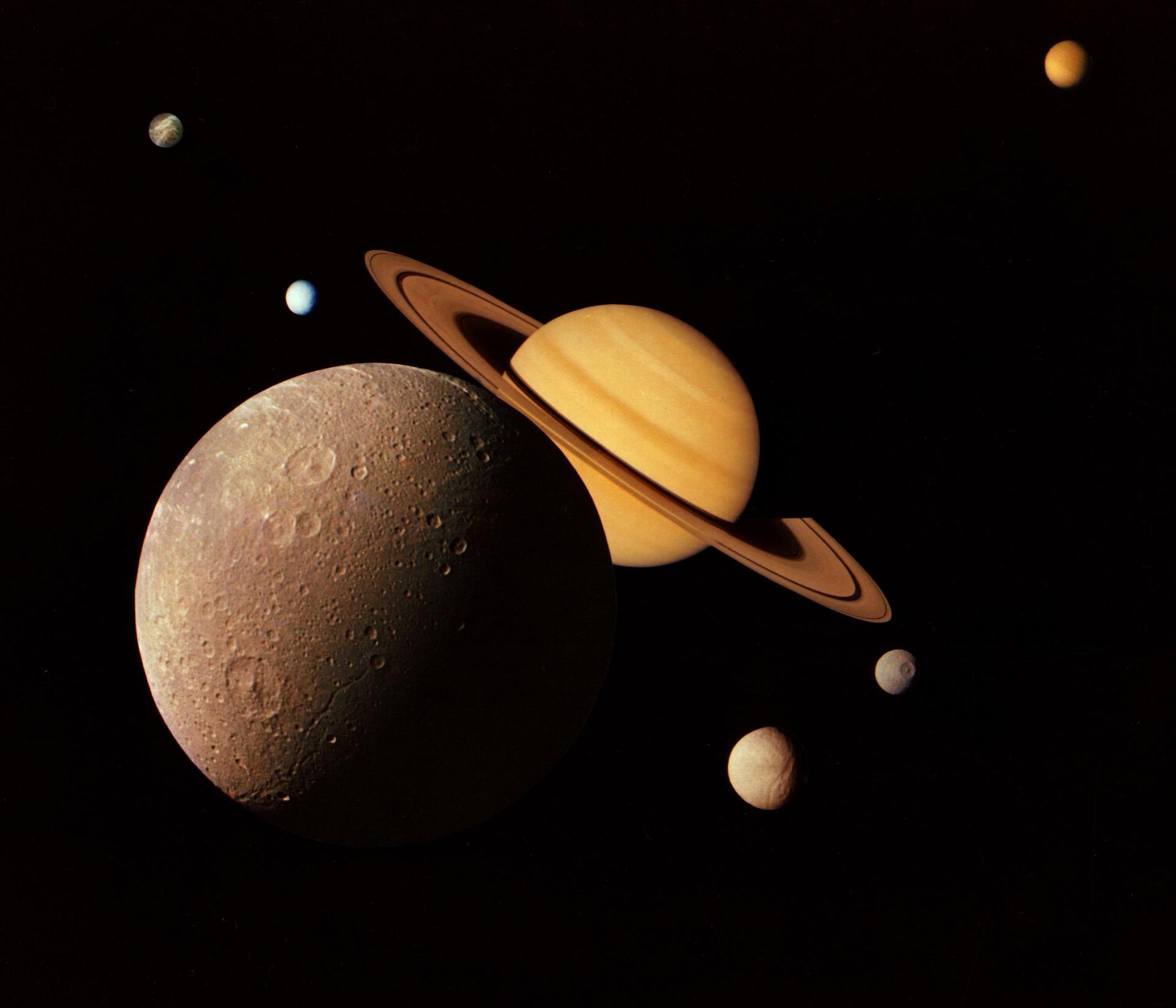 Saturn's Moons The Schools' Observatory